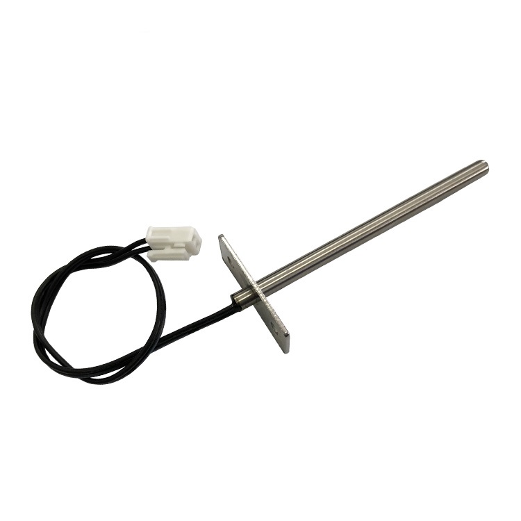 烤箱PT1000温度传感器耐高温特氟龙线法兰片安装尺寸定制